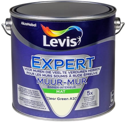 Levis - Expert Muur Binnen Mix - Clear Green A10 - Mengverf - 2,5 L