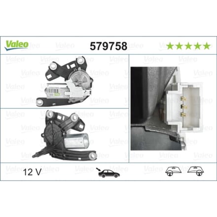 Ruitenwissermotor VALEO 579758
