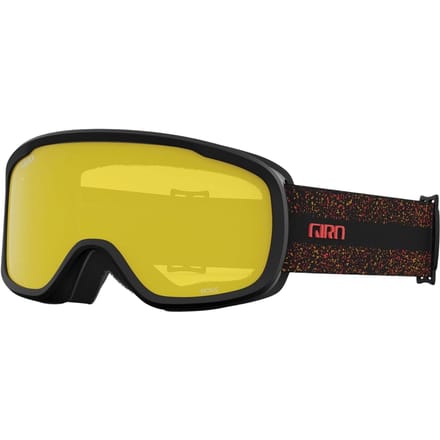 Merkloze Ski-/Snowboardbril met Amber Gold & Gele Lens