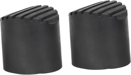 Ladder Voetbescherming - Antislip Mat - Stabiliteit Verhogend - Verdikt Ontwerp - 2 Stuks - Zwart