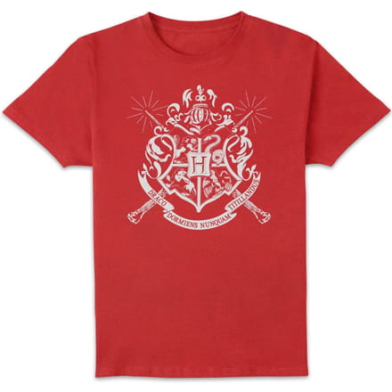 Harry Potter Hogwarts T-shirt - Rood - S