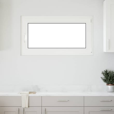 vidaXL - Kleur - binnenkant - kelderraam - Wit - RISOR - 110 - x - 60 - cm