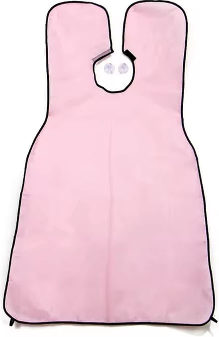 Gadgetpoint - Scheer Schort - Scheren - Baardcape met zuignappen - Baard scheren - Haaropvanger - Roze