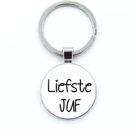 Sleutelhanger voor juf - Liefste Juf