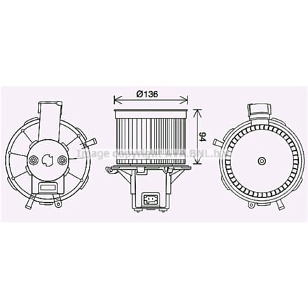 Interieurventilator AVA COOLING FT8465