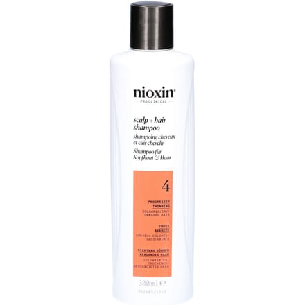 Nioxin System 4 - Shampoo - voor Gekleurd Haar - Anti Haaruitval - Gevorderde Uitdunning - 300ml