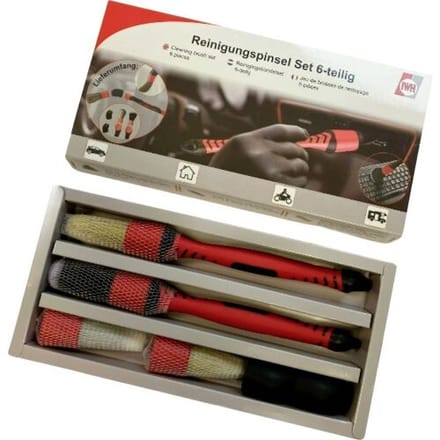 IWH 253 Schoonmaakborsteltje Rood 1 set(s)