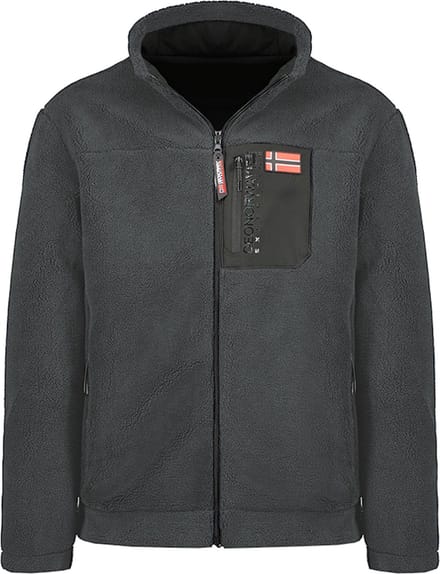Fleece Vest Teddy Gevoerd Heren Grijs Geographical Norway - S