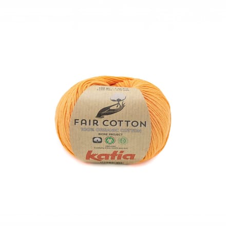 Katia Fair Cotton - 43 lichtoranje - Biologisch Katoengaren