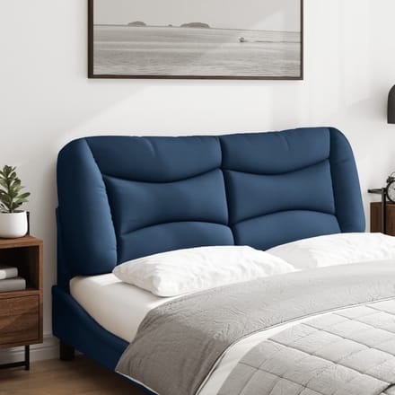 vidaXL - Hoofdbordkussen - "Hvar" - 120 - cm - stof - blauw