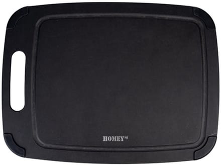 Homey's FIBR Natuurlijke Snijplank – 44 cm – Zwart