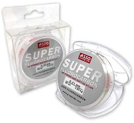 Asso Super 50 M Flurocarbon Transparant 0.190 mm