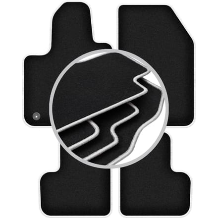 CARLUX-SILVER automatten voor: Fiat 500X II crossover (2018-)