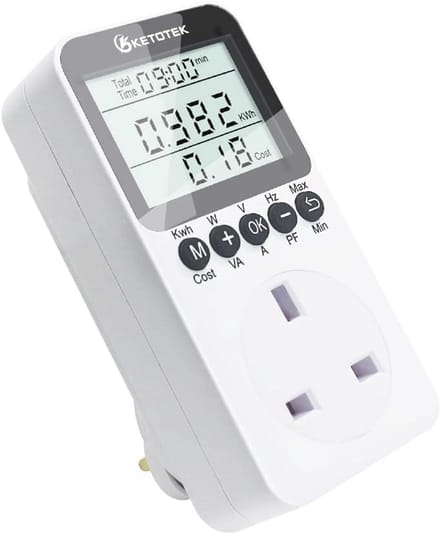 Digitale Energiekostenmeter voor Stroomverbruik met LCD-scherm