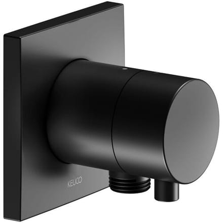 Keuco IXMO Black Selection concealed shut-off valve for 1 consumer with hose connection u. Comfort handle, angular 59541371102