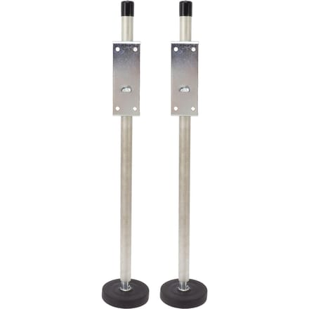 2PCS Niveleur d'échelle réglable 60cm Pieds de nivellement d'échelle pour plateforme stable et niveau du sol gray
