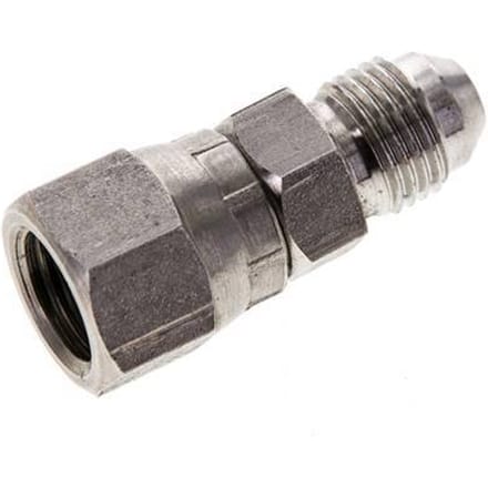 JIC  Nippel UNF 1/2''-20 Buitendraad X Binnendraad RVS 275bar