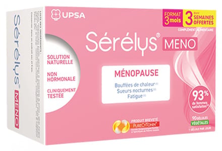 Sérélys Meno Ménopause 90 capsules