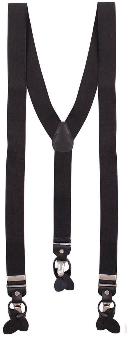 TRESANTI | ZANIN | Elastische bretels uni | zwart