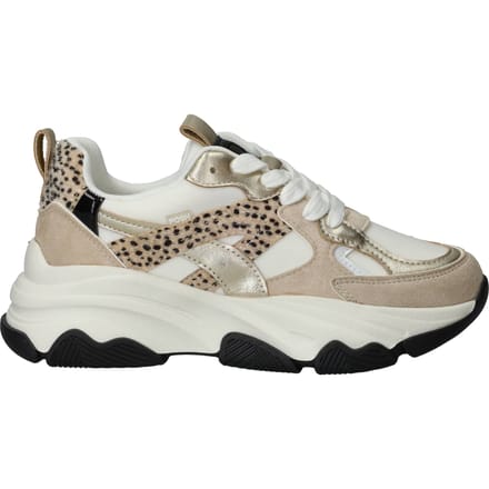 POSH by Poelman Sneakers - Meisjes - Beige - Maat:39