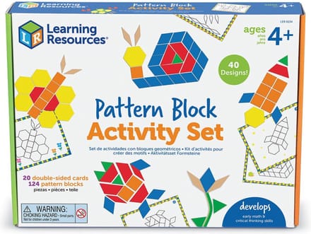Pattern Blocks - Mozaïk activiteitenset (144-delig)