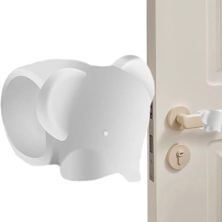 Deurstopper Siliconen - Deur Buffer - Stil Huis - Zonder Boren - 6.5 cm - Transparant