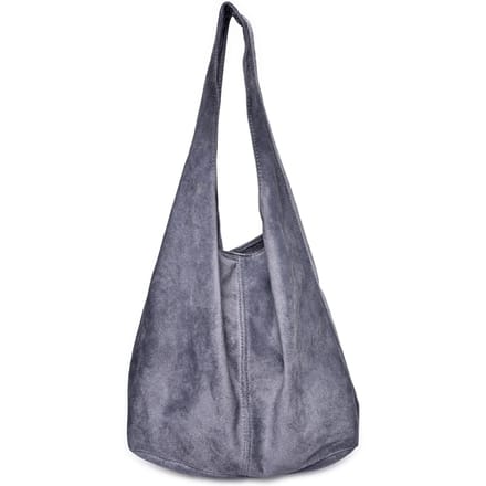 Anna Luchini Grijs Rundleer Tas