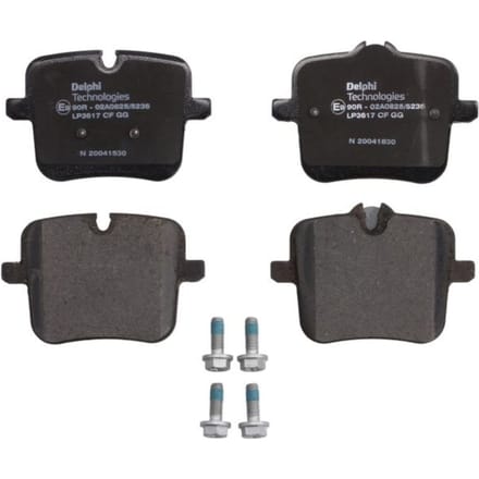 Remblokset DELPHI LP3617, achter