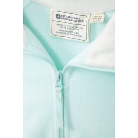 Mountain Warehouse Dames/Dames Montana Half Zip Fleece Top (Munt)