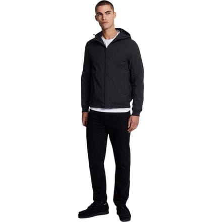 Lyle & Scott Softshelljas voor heren, standaardpasvorm (Jet Zwart)