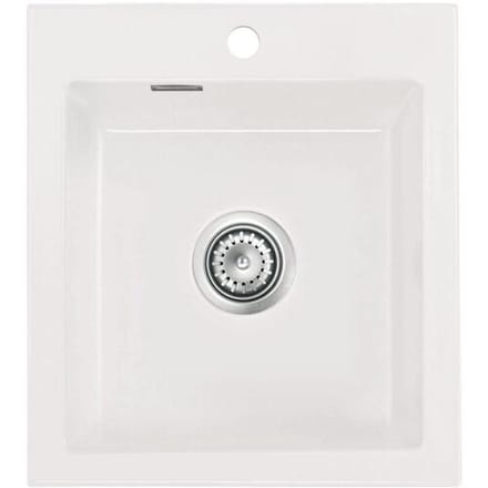 Systemceram Keradomo Mera 46 built-in sink with eccentric actuation, incl. tap hole 505602-12