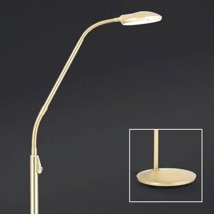ORION LED vloerlamp Cobra met veranderlijke lichtkleur