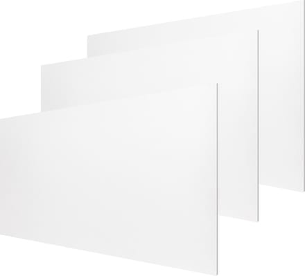 BELRAD vlakke voorplaat radiator 400x600mm - Wit