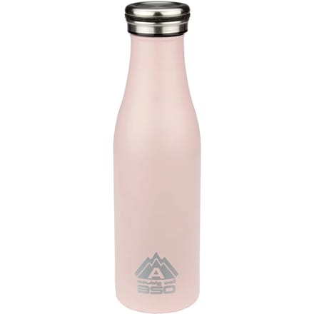 Abbey Drinkfles Dubbelwandig - Victoria - 0.45 L - Licht roze/Zilver - 0,45 L