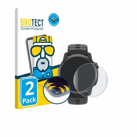 BROTECT - Screenprotector voor Coros Apex 4 (42 mm) - Folie Beschermfolie matte volledig dekking 2 Stuks