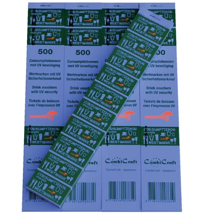 Consumptiebon combicraft uv beveiliging gr 500st | 5 stuks