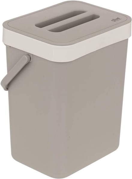 Composteerbare kleine afvalemmer 5 liter grijs