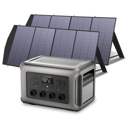 ALLPOWERS Solar Generator Kit 3500W (R3500 V2  + SP033 200W Solar Panel) - R3500+2pcs SP033 200W Solar Panel