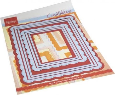 Creatable Scalloped Rectangles (LR0841)