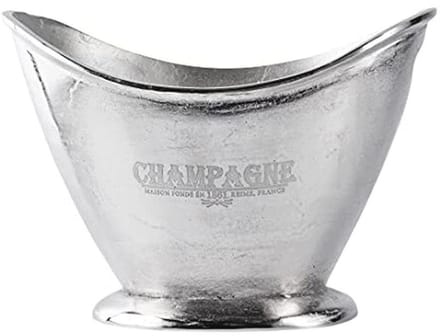 Elegante champagnekoeler van aluminium XL voor feestdranken