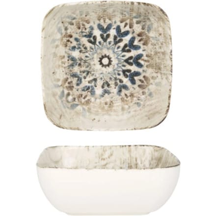 Rinart Serveerschaal - Aztec - Porselein - 14 cm - set van 2