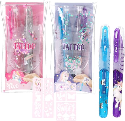 Depesche Ylvi Tattoo Glitter Gelpennen Schrijfgerief