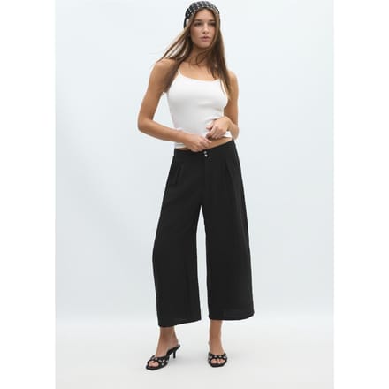 Stradivarius Rustieke culotte  Zwart 34