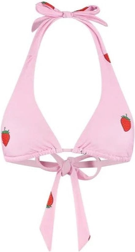 Son of a Beach - Aardbei Bikini Top - maat XL - Roze