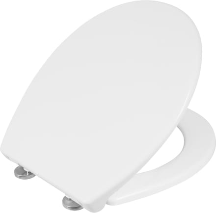 Toiletzitting - WC Deksel - Badkamer Comfort - Soft Close Quick Clean - 47x38 cm - Wit