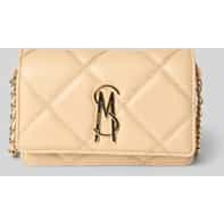 Crossbodytas met logo-applicatie, model 'Bendue'