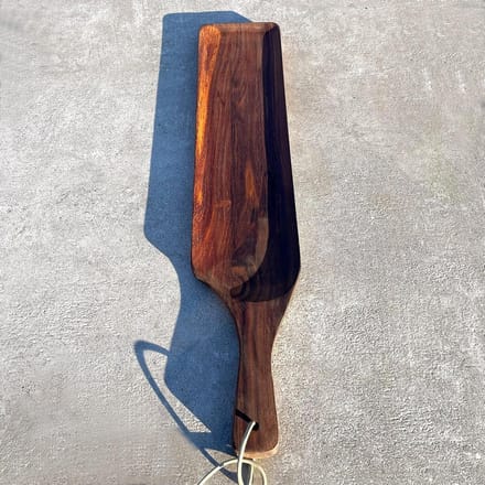 Serveerschaal Hout - Tapasplank Kaasplank - Hapjes Presenteren - Met Handvat - Groot Formaat - Bruin