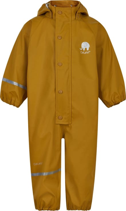 CeLaVi - Regenoverall voor kinderen - Duindoorn Bruin - maat 110 (5 Years)