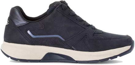 Gabor rollingsoft sensitive 76.878.46 - dames rollende wandelsneaker - Blauw - maat 35.5 (EU) 3 (UK)
