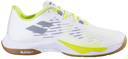 Babolat Shadow Tour 5 heren badmintonschoen - wit / geel